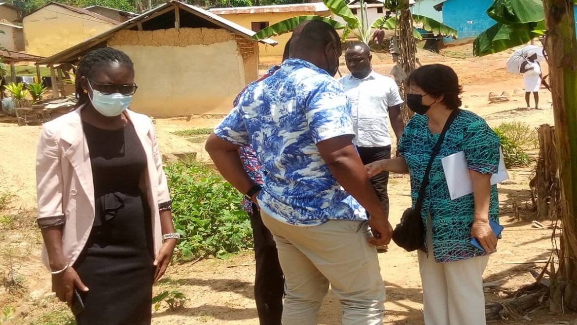 JAPANESE EMBASSY GOES FOR SITE INSPECTION AT TWIFO APONOAPON