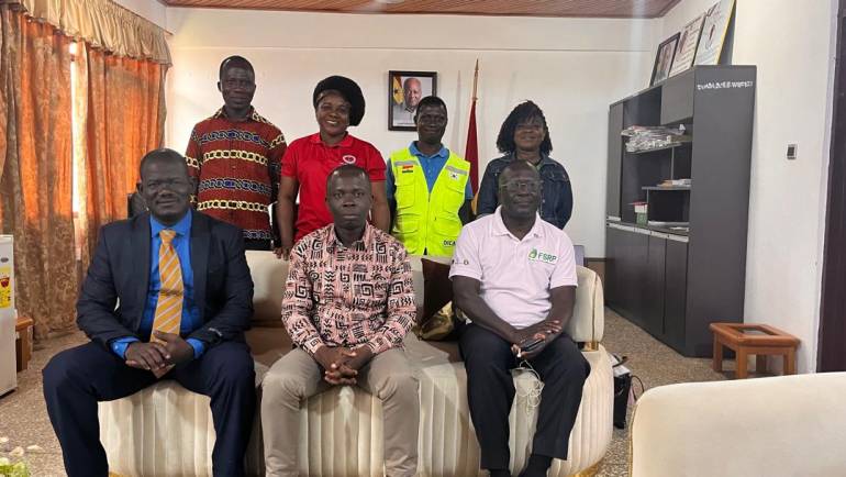 FEED GHANA PROJECT COORDINATORS PAY A COURTESY CALL ON TAMDA.