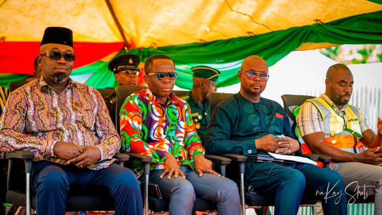 SOD-CUTTING CEREMONY FOR THE CONSTRUCTION OF THE 24-HOUR ECONOMY MODEL MARKET IN THE TWIFU ATTI MORKWA DISTRICT
